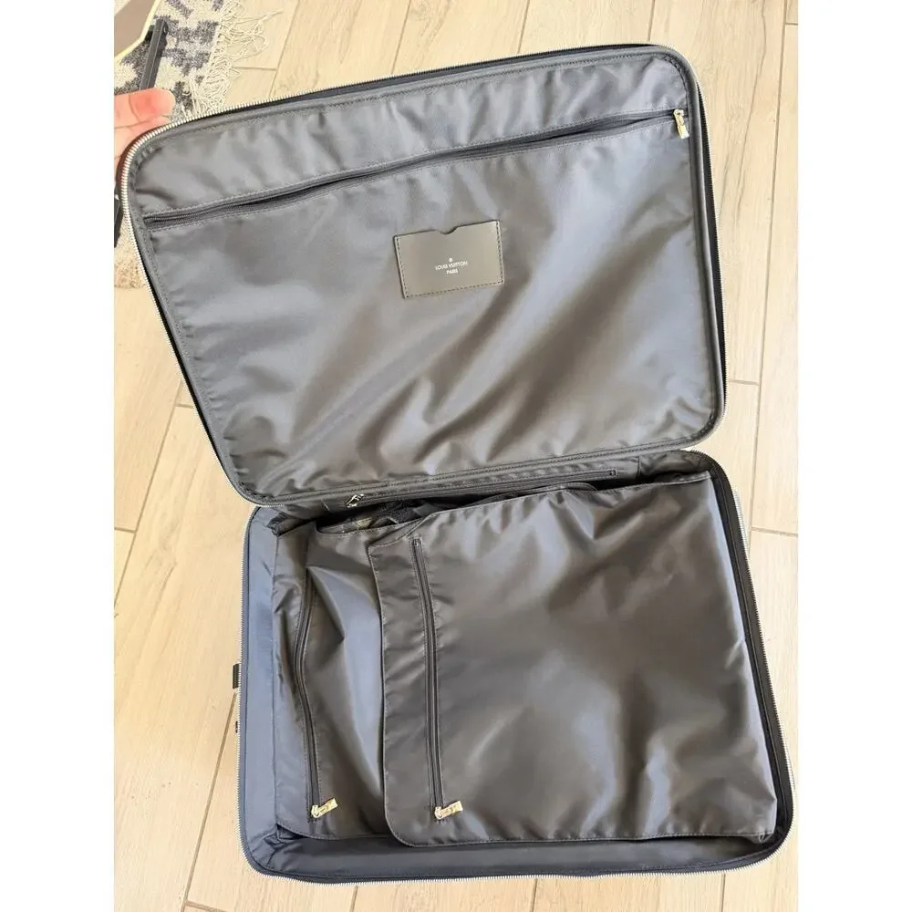 Louis Vuitton Epi Pegase 50 Pre-Loved Travel Bag Black LSaja Cover Included